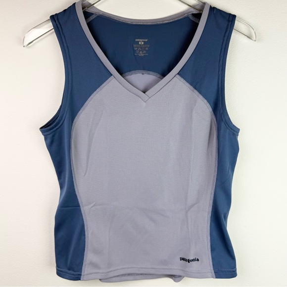 PATAGONIA Activewear Purple Mesh Sleeveless Top - Picture 1 of 8